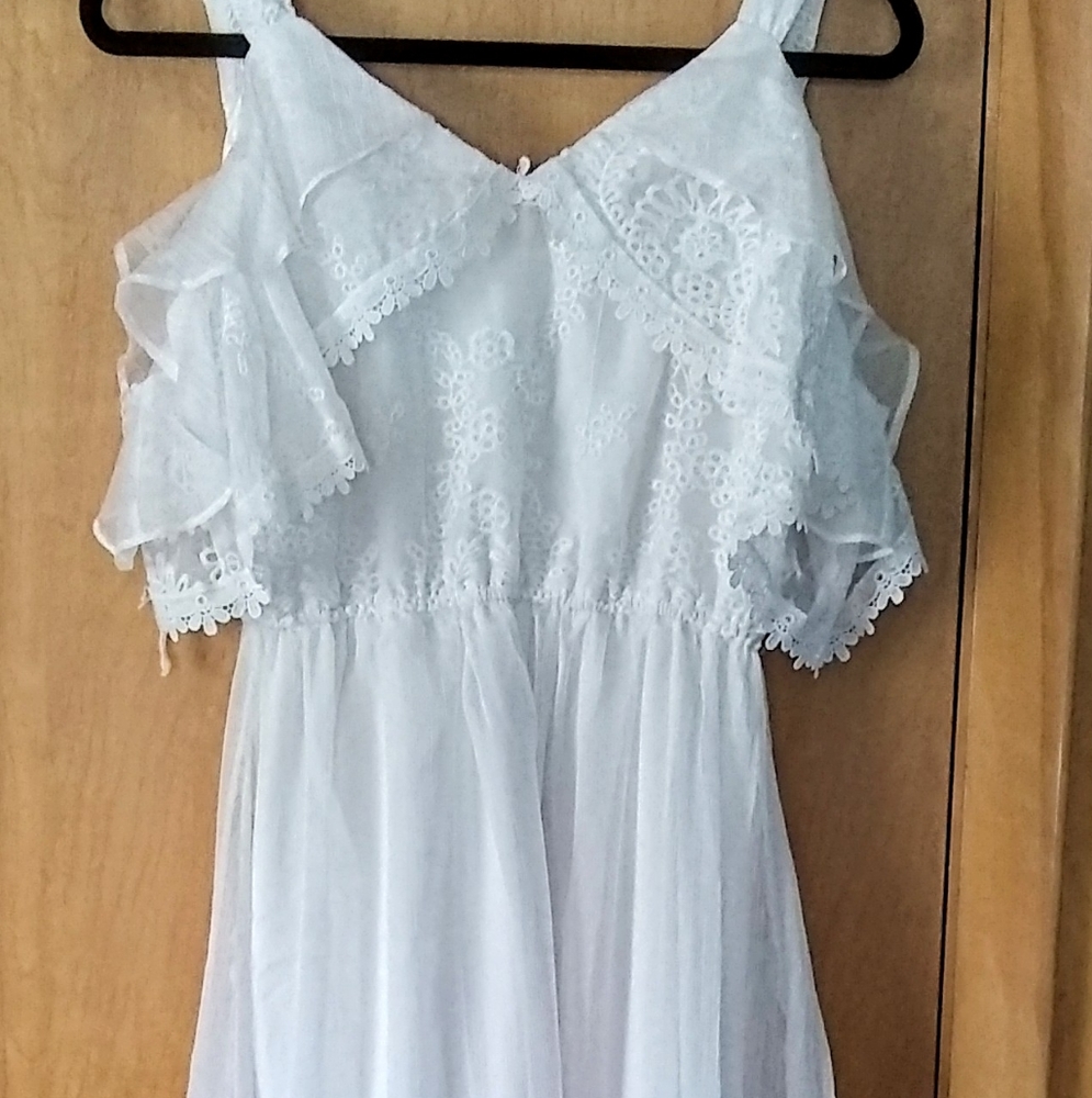 Beautiful White Summer Dress